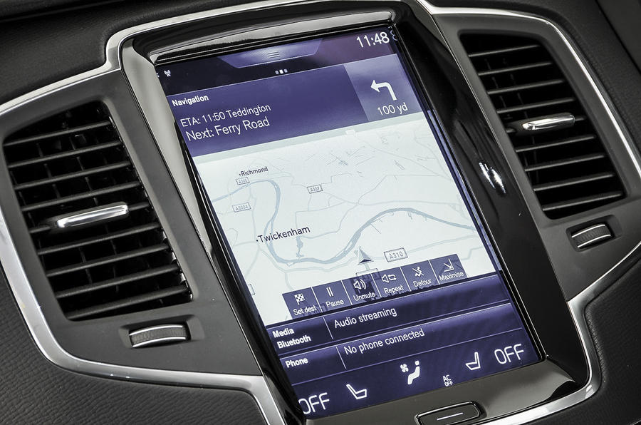 Système d'infodivertissement du Volvo XC90
