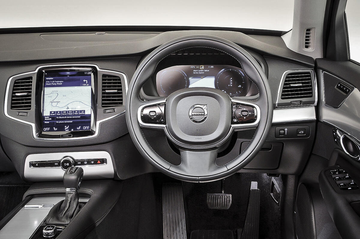 Tableau de bord du Volvo XC90