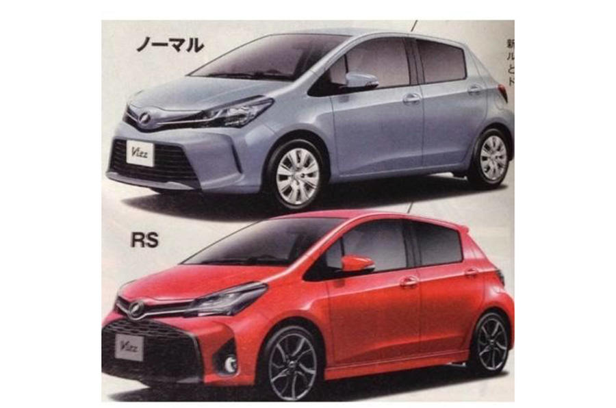 Facelifted Toyota Yaris pictures leaked online