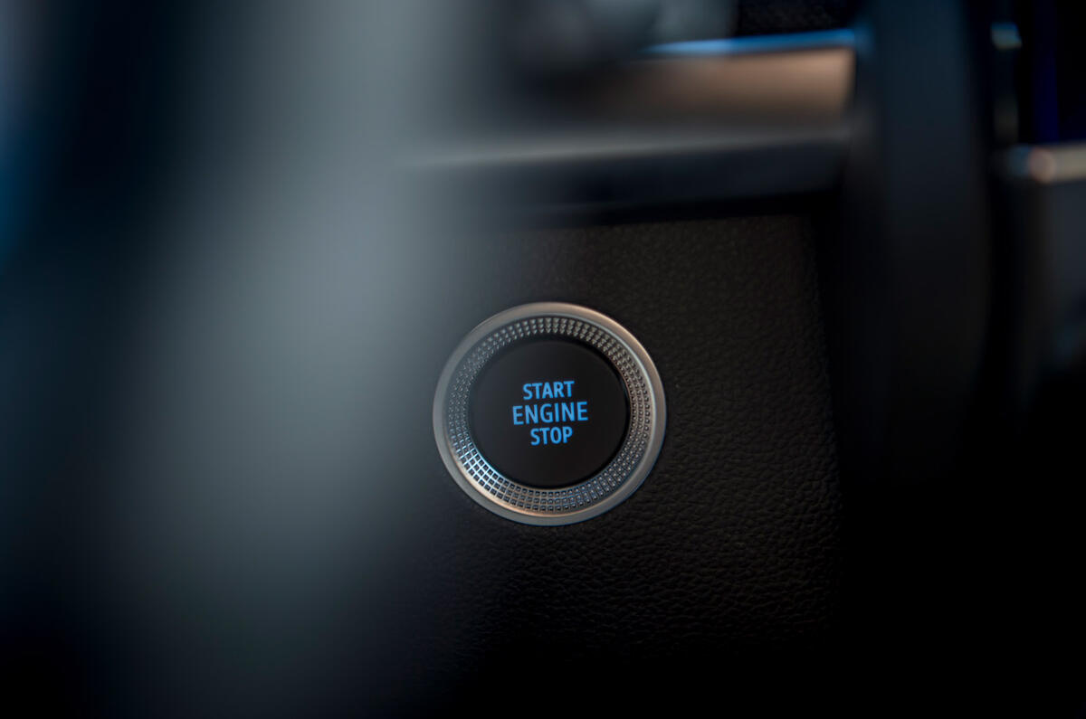 Renault Zoe 2020 road test review - start button