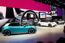 Volkswagen ID 3 reveal - Frankfurt motor show 2019