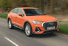 audi q3 45 tfsi sportback review 2024 01 tracking front