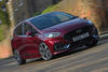 1 Ford Fiesta ST line Vignale MHEV 2022 UK drive front