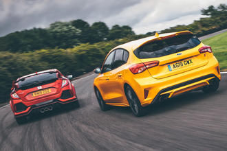 Ford Focus ST vs Honda Civic Type R video thumbnail