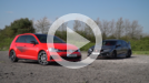 VW Golf GTI TCR vs Honda Civic Type R video thumbnail