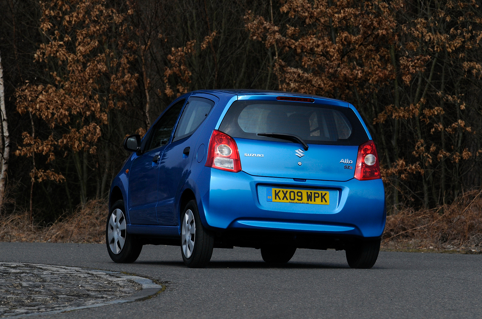 Suzuki Alto rear cornering