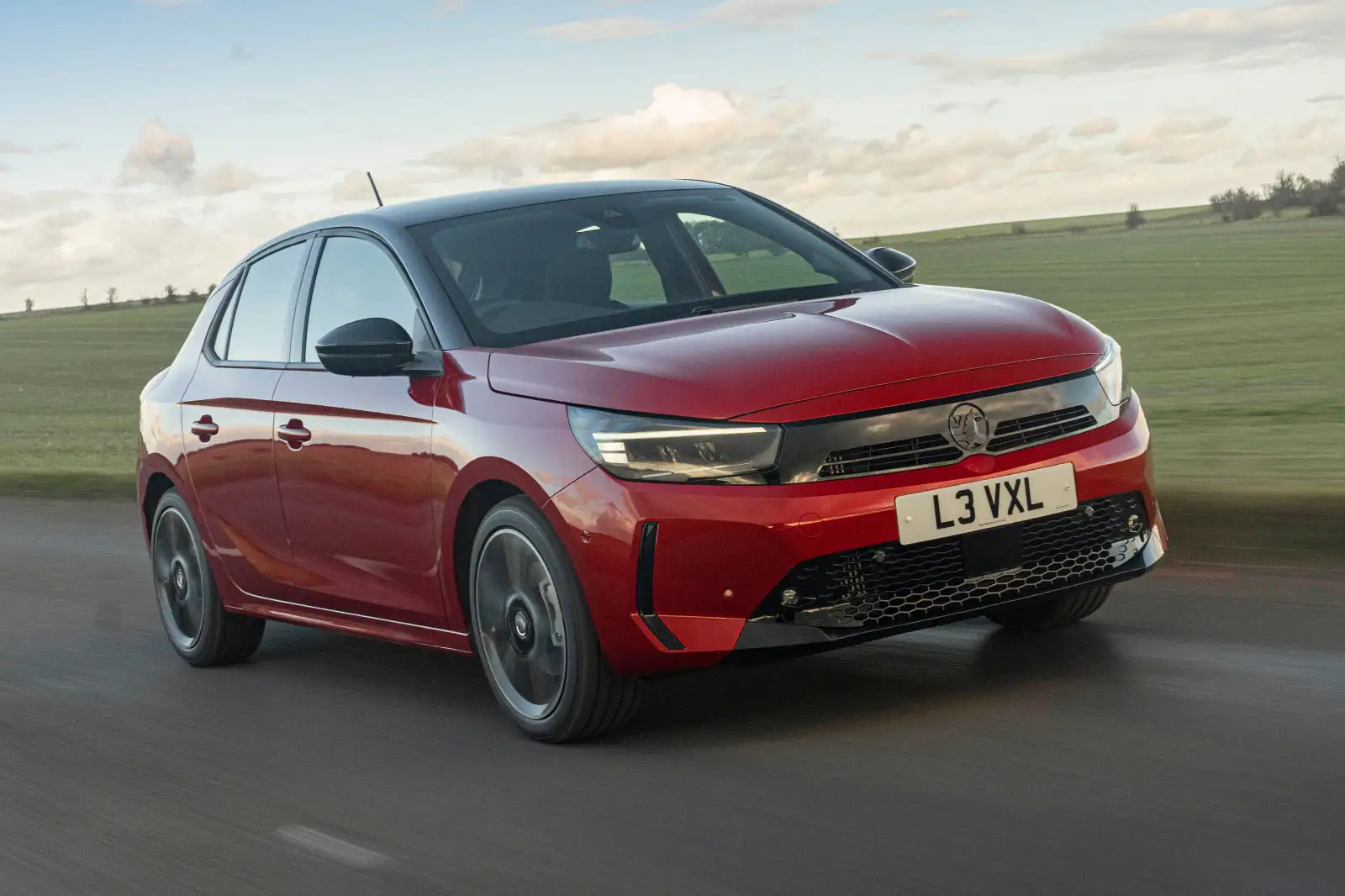 Get A Better Look At The 2024 Opel Corsa Facelift On The Open Road