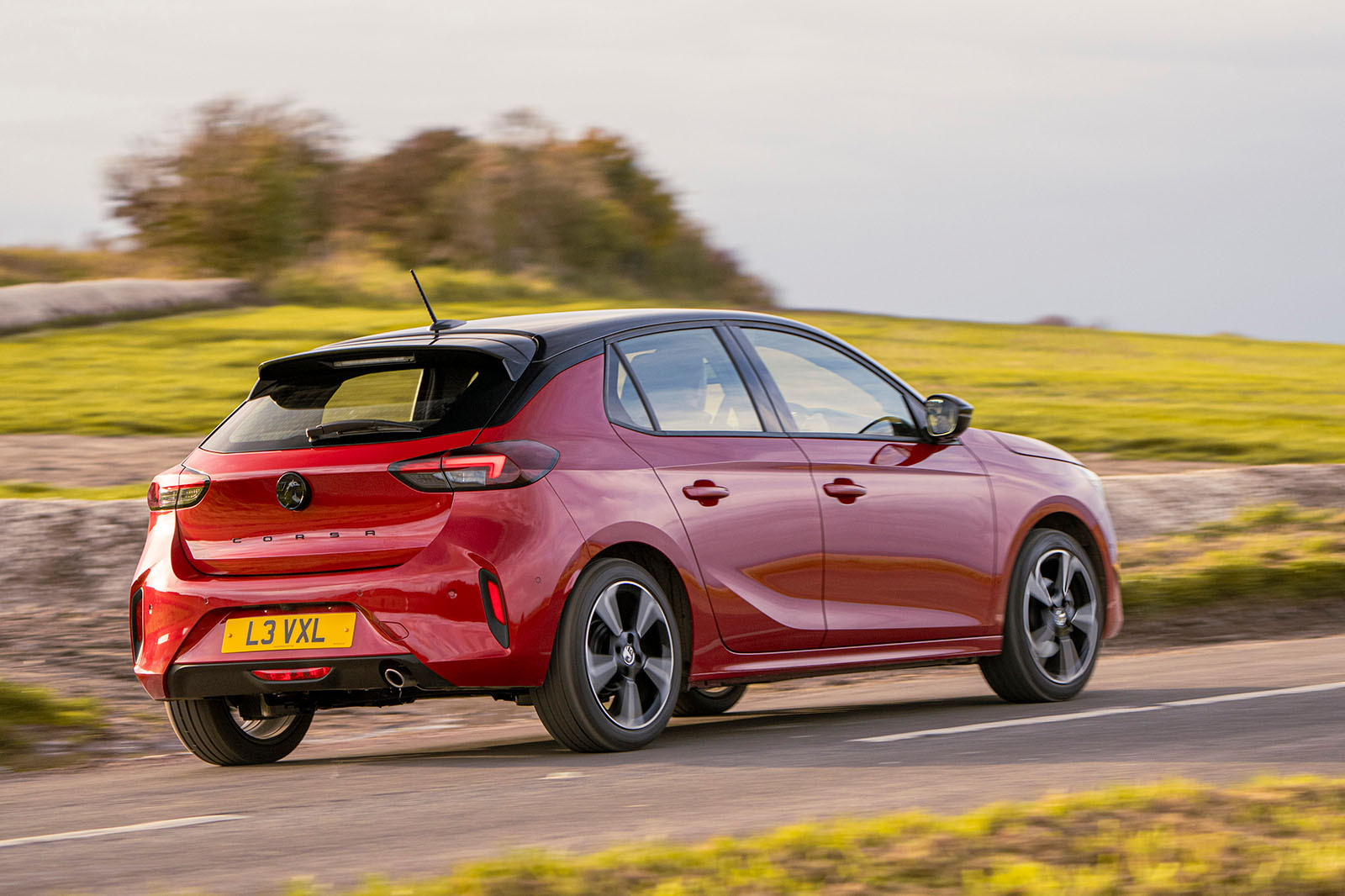 vauxhall corsa review 2023 21 cornering rear