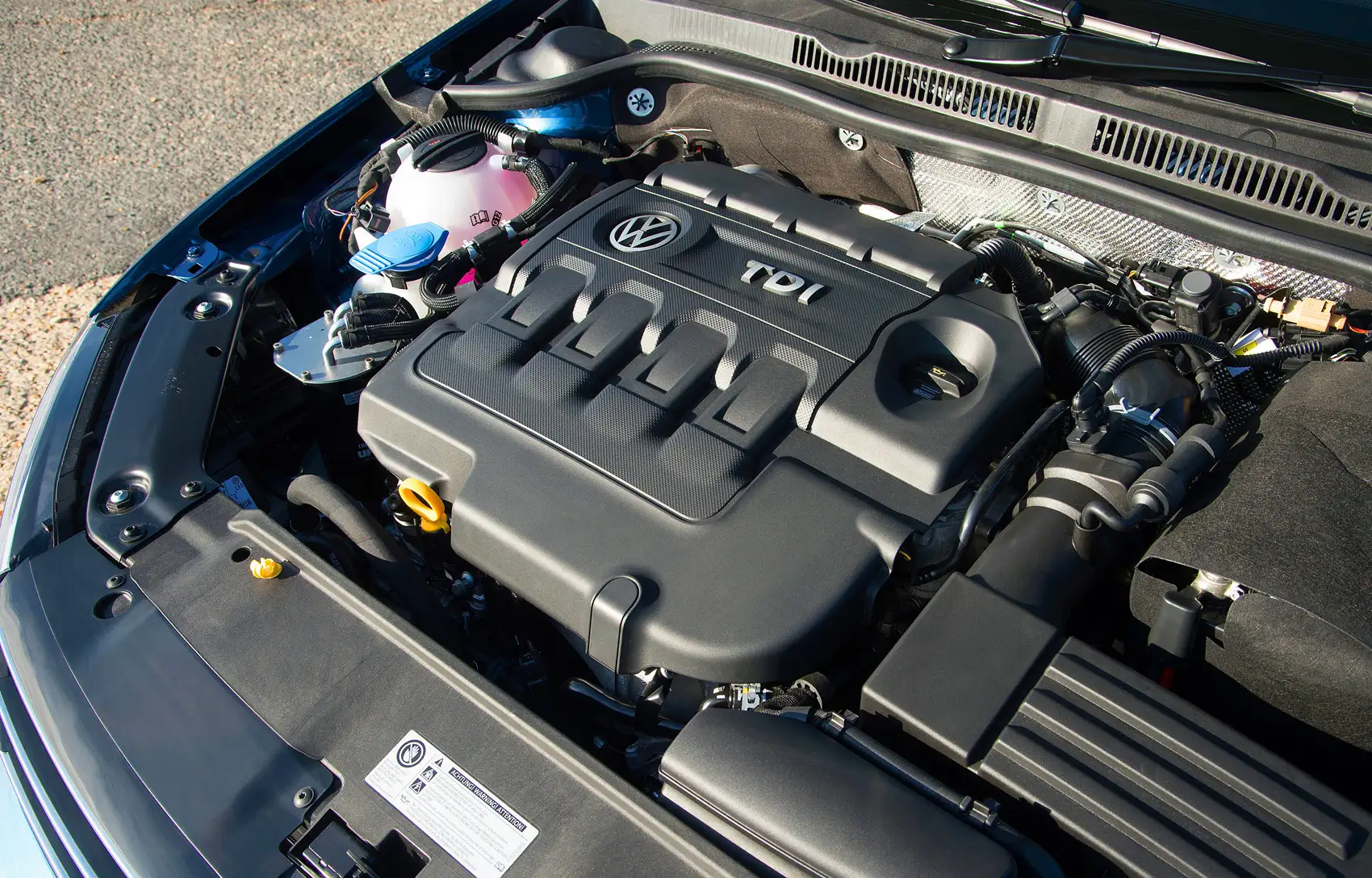 Volkswagen Jetta engine bay