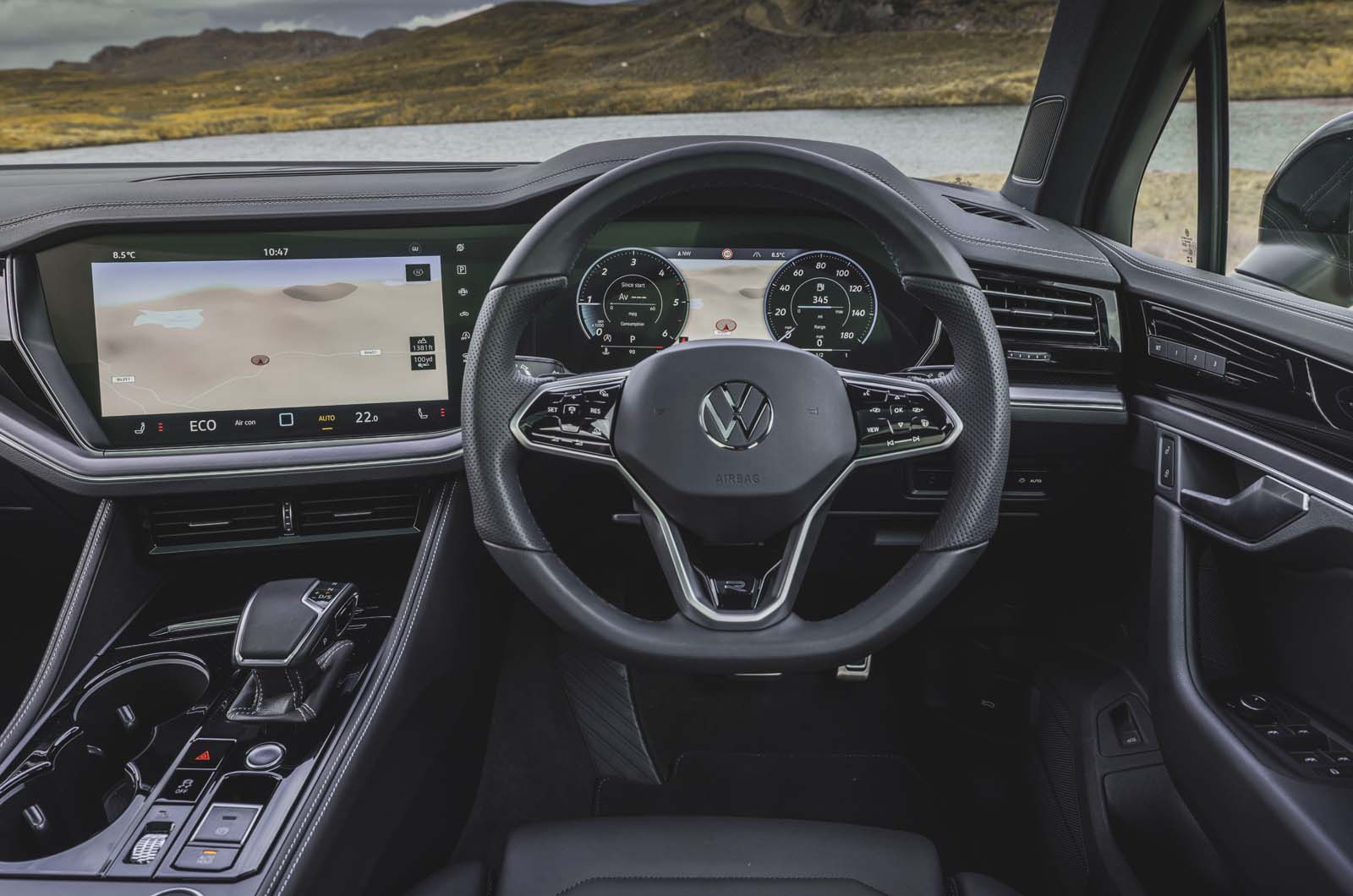 Tableau de bord intérieur de Volkswagen Touareg 2023 Volkswagen Touareg 2023 tableau de bord intérieur