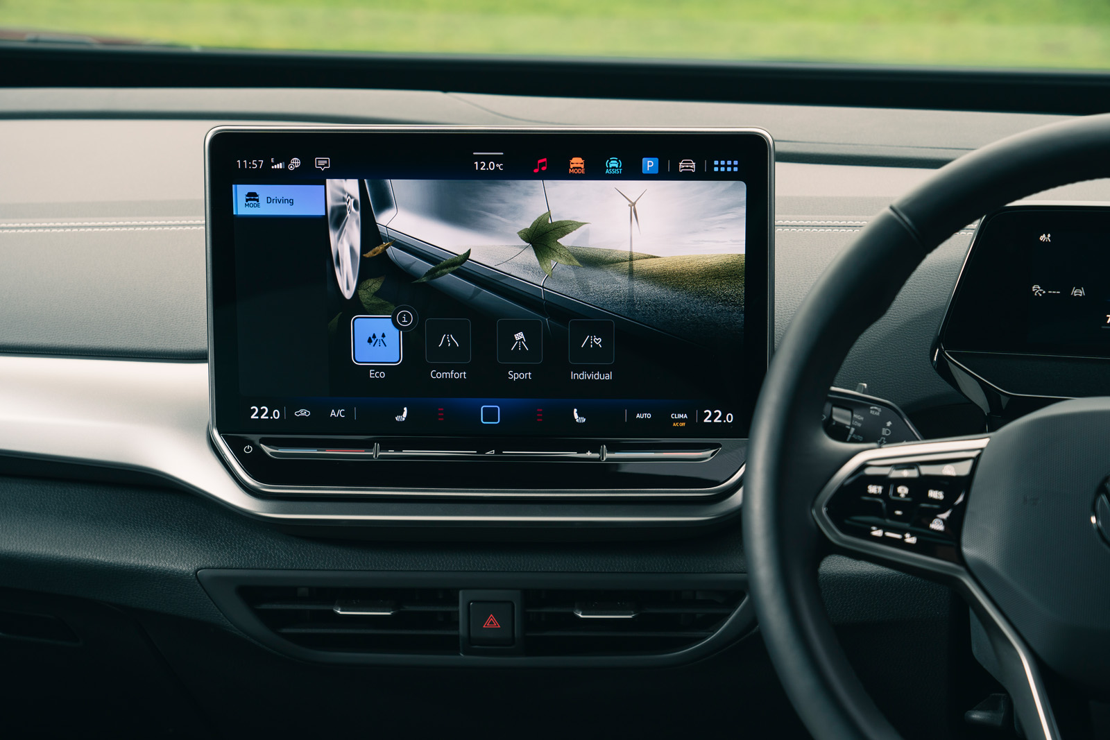Volkswagen ID 4 infotainment Volkswagen ID 4 infotainment