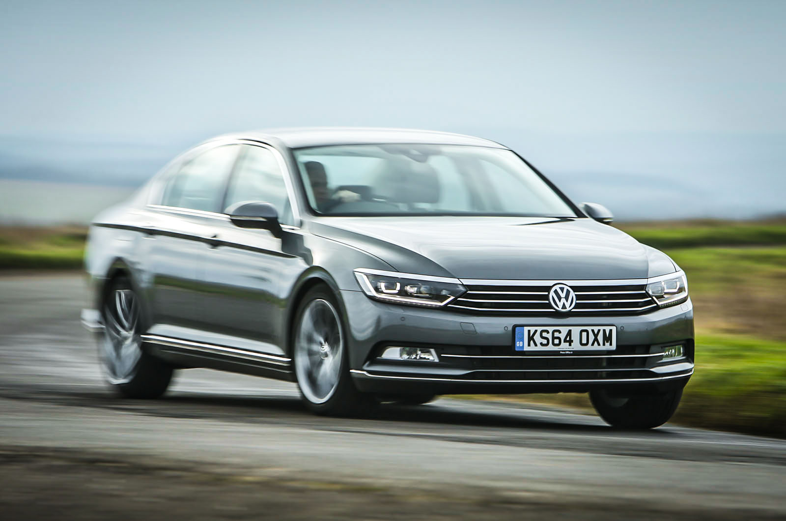 The Volkswagen Passat has good refinement and high-speed stability 