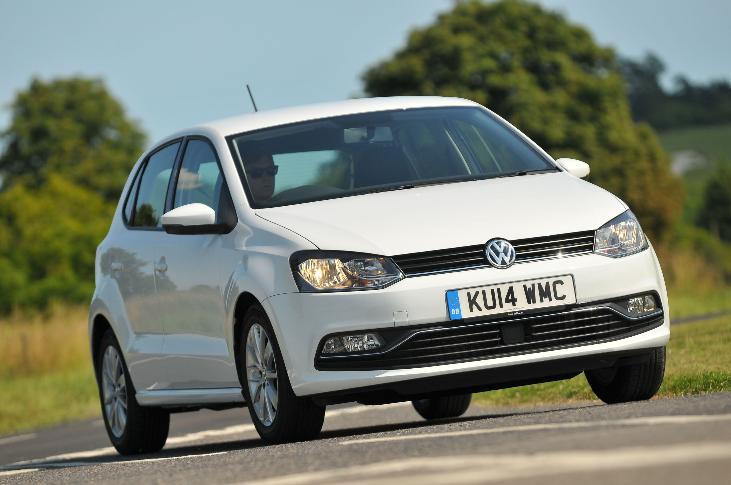 Volkswagen Polo cornering